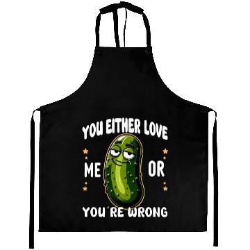 Discover Pickle Lover Funny Pickle Dill pickle Pickled Aprons