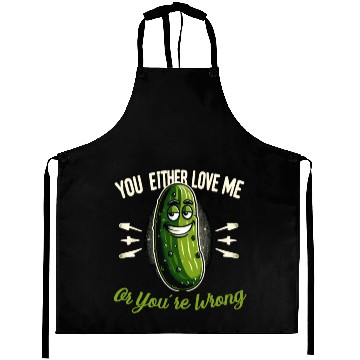 Discover Pickle Lover Funny Pickle Dill pickle Pickled Aprons