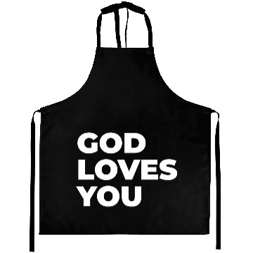 Discover god loves you Aprons