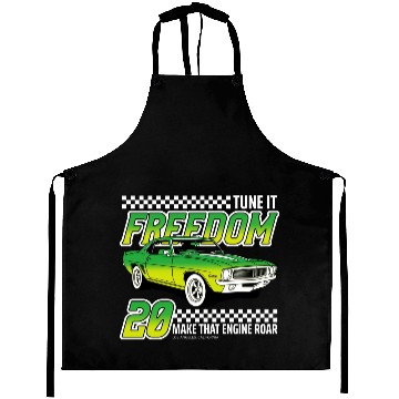 Discover Racing OLD car illustrated | muscle car Aprons