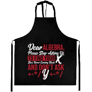 Discover Figures Math Teacher Graph Dear Algebra Please Aprons