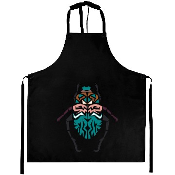 Discover Unique Beetle Insect Vector Colorful Shape Aprons