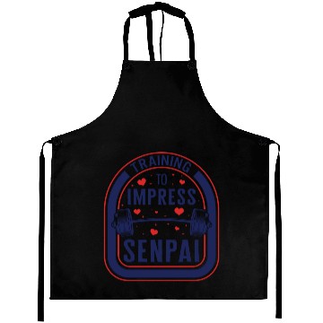 Discover Training To Impress Senpai Gym Anime Aprons