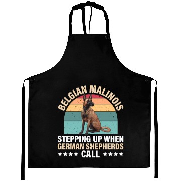 Discover BELGIAN MALINOIS STEPPING UP WHEN SHEPHERDS CALL Aprons