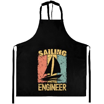 Discover Sailing Engineer retro Aprons