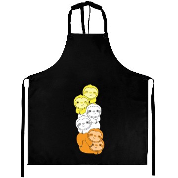 Discover Maverique Flag Pride Lgbtq Cute Sloth Aprons