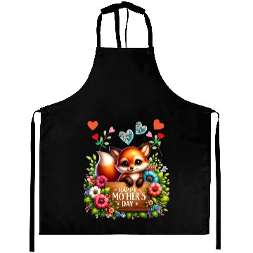 Discover Happy Mothers Day Baby Fox Aprons
