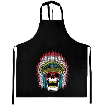 Discover Indigenous Native American Skull Skull Head Aprons