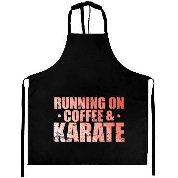 Discover Running on Coffee & Karate Aprons