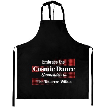 Discover Embrace the Cosmic Dance Aprons