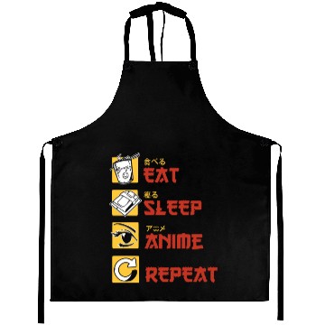 Discover eat sleep anime repeat funny manga Aprons