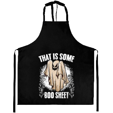 Discover That Is Some Boo Sheet Funny Ghost Hunting Aprons
