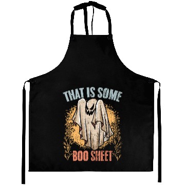 Discover That Is Some Boo Sheet Retro Ghost Hunting Aprons