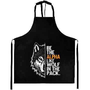 Discover Wolf Wolves Funny Sayings Wolf Pack Animals Aprons