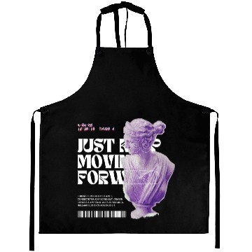 Discover Black and White Typography Aprons