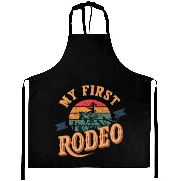 Discover My First Rodeo Aprons