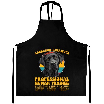 Discover LABRADOR RETRIEVER PROFESSIONAL HUMAN TRAINER Aprons