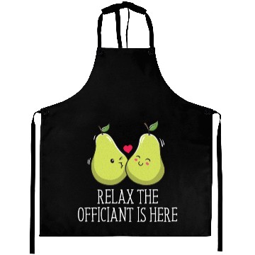 Discover Relax The Officiant Is Here Priest Wedding Ordaine Aprons