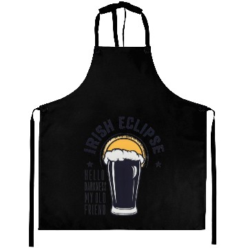 Discover Irish Solar Eclipse - Hello Darkness My Old Friend Aprons