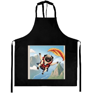 Discover A pug skydiving Aprons
