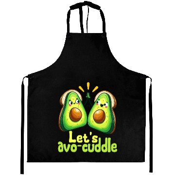 Discover Let's Avo-Cuddle Cute Avocado Love Aprons