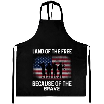 Discover Land of the free because of the brave Aprons