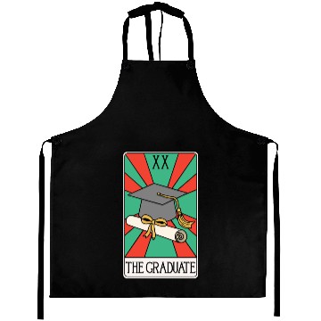 Discover The Graduate - Funny Tarot Card Aprons