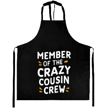Discover “Crazy Cousin Crew” Matching Cousin Aprons