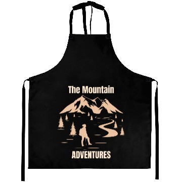 Discover The Mountain Adventures Aprons