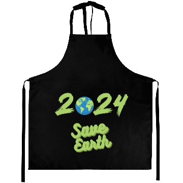 Discover Earth Day Save earth save the planet everyday Aprons