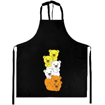 Discover Maverique Flag Pride Lgbtq Cute Bear Aprons