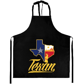 Discover Texas Texan Aprons