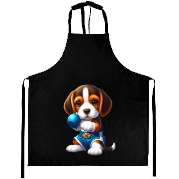 Discover Muay Thai Beagle Aprons