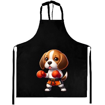 Discover Muay Thai Beagle Aprons