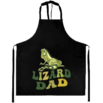 Discover lizard dad Aprons
