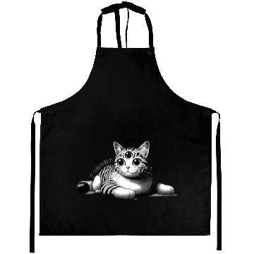 Discover Three-Eyed Cat Enigma: A Mystical Japanese Marvel Aprons