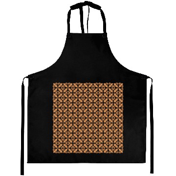 Discover SIMPLE BROWN ORNAMENTAL PATTERN Aprons