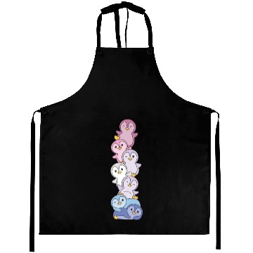 Discover Bigender Flag Pride Lgbtq Cute Penguin Aprons