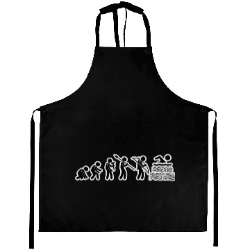Discover Evolution Swimming Black Grunge Aprons