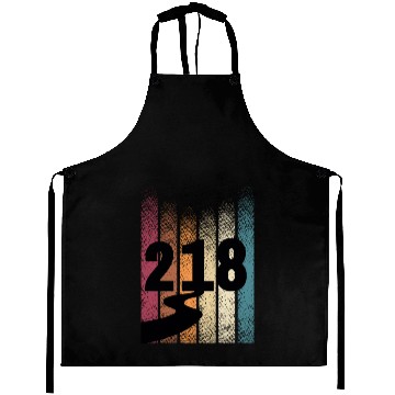 Discover 218 Area Code Retro Minnesota Duluth Aprons