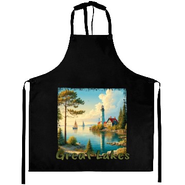 Discover Great Lakes USA - Sailing and Motorboating Aprons