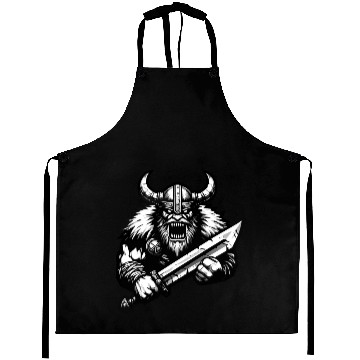 Discover Powerful Viking Warrior Version 3 Aprons