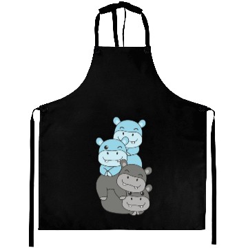 Discover Car Flag Pride Lgbtq Cute Hippo Aprons