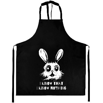 Discover "I Know Nothing" Wise Bunny Aprons