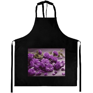 Discover Purple Petals Aprons