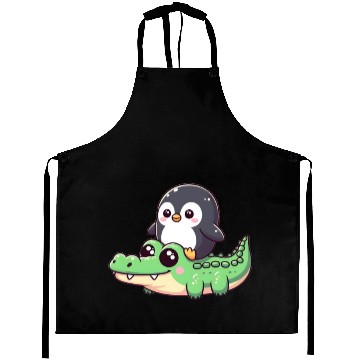 Discover Penguin on crocodile safar Aprons