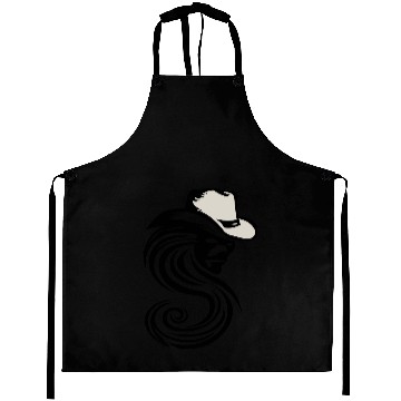 Discover Dust Devil Cowboy Design Vector 2 Colors Aprons