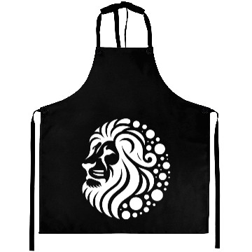 Discover Proud Lion's Head With Mane Aprons