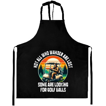 Discover Bigfoot Riding Golf Car Aprons