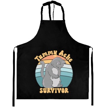 Discover Tummy Ache Survivor Cat Aprons